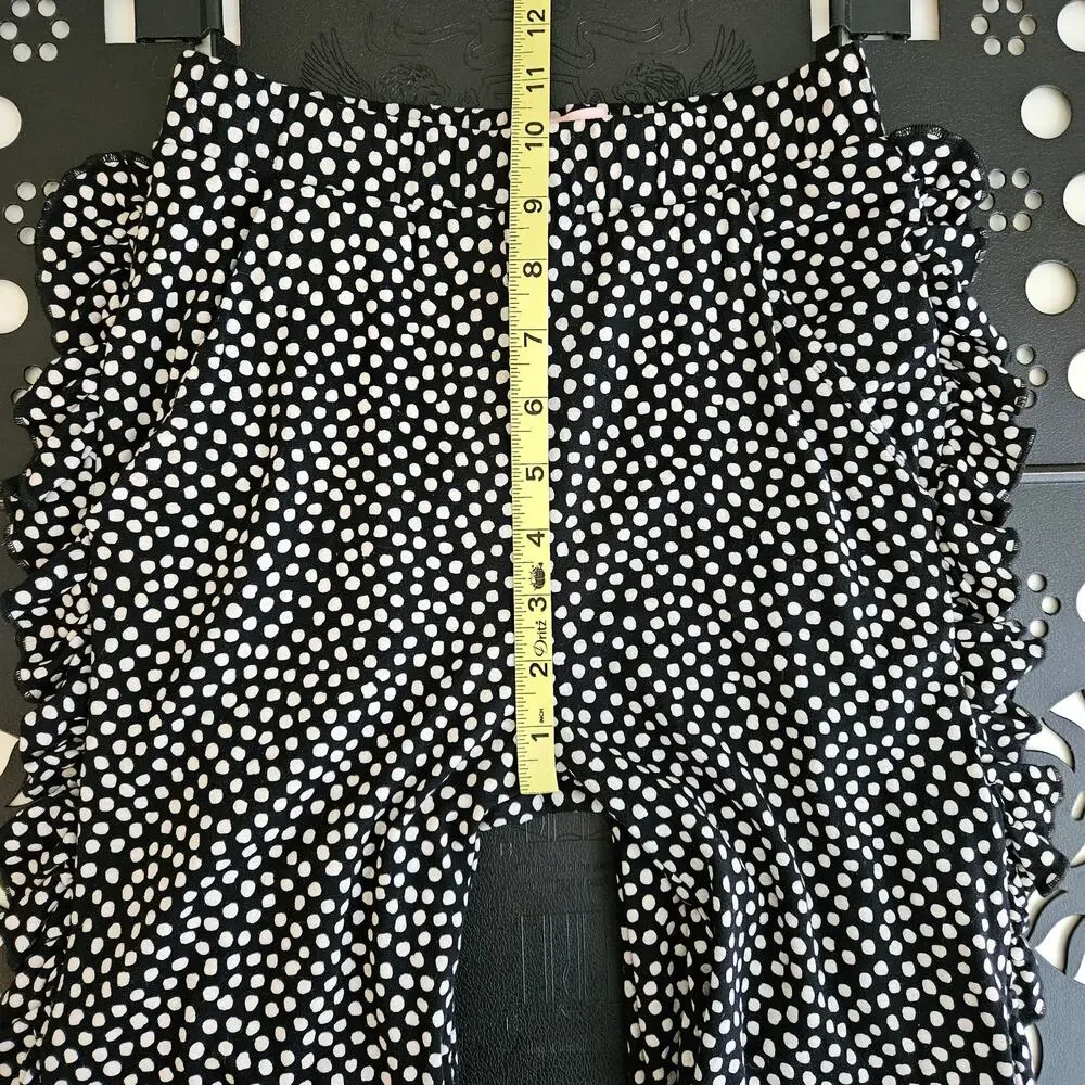 Bangbang Copenhagen Go Banana Black & White Dots Top & Pant Set | Girl's 10 / 11